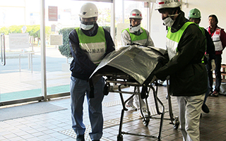 地方自治体による多数遺体訓練