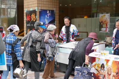 輪島観光物産展の様子