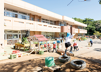 いつもそばに実践の場　附属三松幼稚園