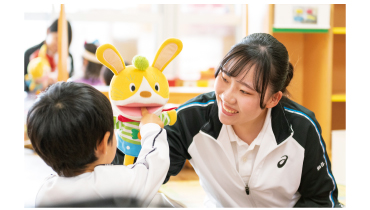 附属幼稚園や関係機関等の協力で 安心・充実の実習が可能