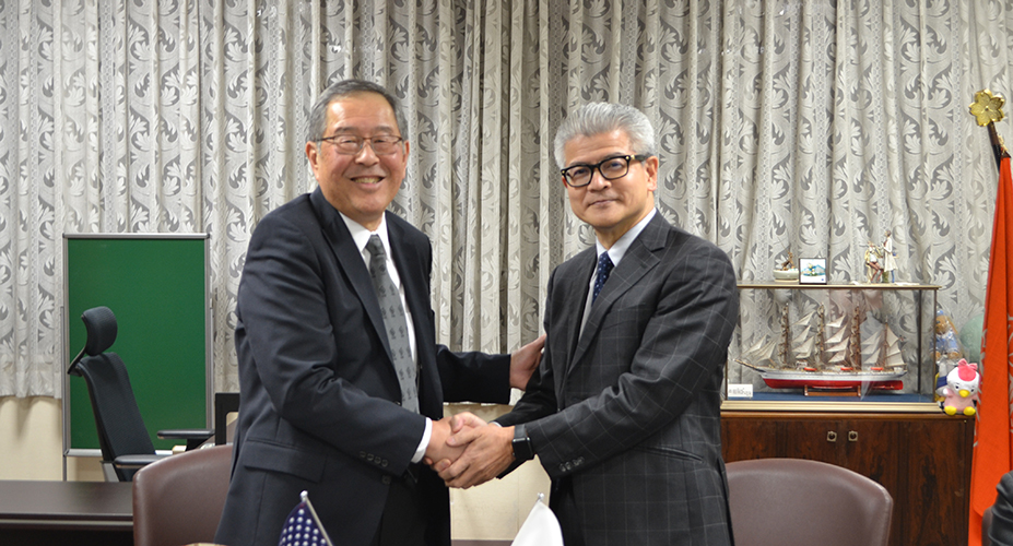 オレゴンヘルス＆サイエンス大学との大学間学術交流協定締結調印式2