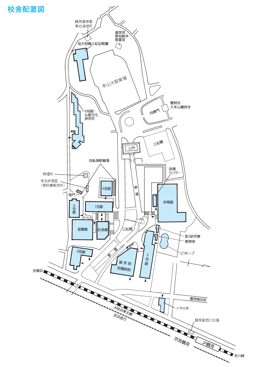 校舎配置図